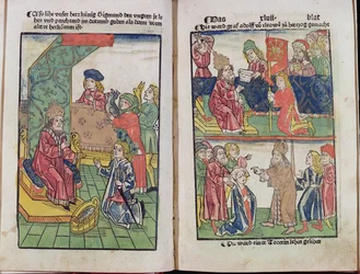 Emperor Sigismund of Luxemburg receives the homage of his Hungarian subjects